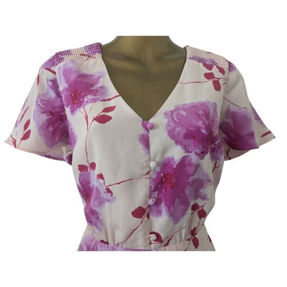 Collective Concepts Sz XS Pink Floral Nordstrom Dress - Picture 3 of 8